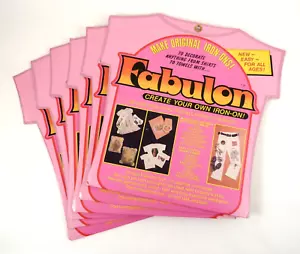 6 Fabulon Create Your Own Iron-On! Original Retail Packages Sangray ~1970s NOS - Picture 1 of 3