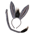 Donkey Ears Alice Band and Tail Set Headband W/Tail Fancy Hen Night Dance Party