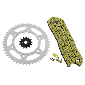 2003-2014 Honda CRF230F 230 F Yellow Chain And Sprocket 13/48 110L - Picture 1 of 5