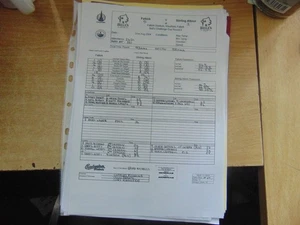 Match Stats Sheet Challenge Cup 2004/5 Falkirk v Stirling Albion - Imagen 1 de 1