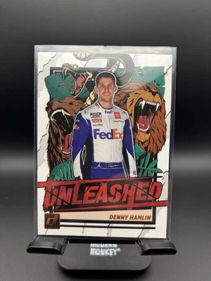 2023 Donruss #U6 Denny Hamlin Unleashed Retail - Image 1 of 2