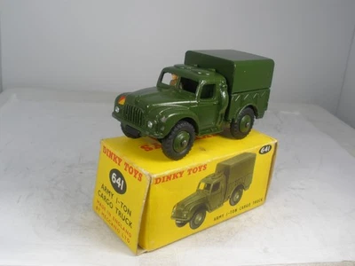 England Dinky Toys Army #641,  1 Ton Truck TRULY PERFECT IN A COMPLETE BOX - Image 1 of 4