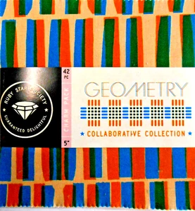 TELAS MODA ESTRELLA RUBÍ CON ENCANTO "GEOMETRÍA" PAC BTCP - Imagen 1 de 1