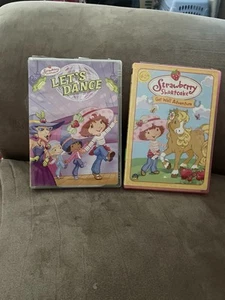 strawberry shortcake dvd lot Let’s Dance And Get Well Adventure Free Shipping - Picture 1 of 7