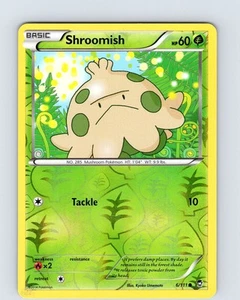 Pokemon TCG Shroomish XY Furious Fists 6/111 Reverse Holo Common Card LP-NM - Picture 1 of 2