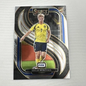 2024-25 Panini Select FIFA Soccer Lucas Bergvall RC Silver Prizm SWEDEN - Picture 1 of 2