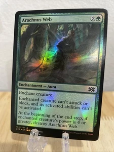 Magic The Gathering Arachnus Web FOIL #136/331 Double Masters 2022 2x2 común casi nuevo/muy bueno - Imagen 1 de 1