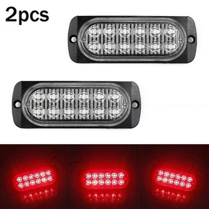 Superior Visibility Red Fog Light Lamp for Trucks Cars Vans Buses 12 LED - Picture 1 of 12