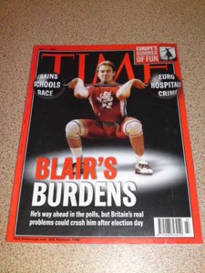 TIME MAGAZINE - BLAIR'S BURDENS - June 11 2001 - Bild 1 von 1