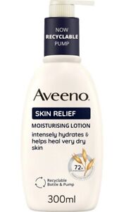 AVEENO skin relief moisturising lotion 300ml - Unscented - NEXT DAY FREE DELIV
