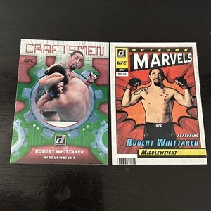 2022 Donruss UFC Robert Whittaker Craftsmen Green + Marvels - Picture 1 of 1
