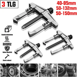 3tlg Lagerabzieher Paralellabzieher Kugelgelenk Abzieher Innen Außen Kfz 2-armig - Bild 1 von 8