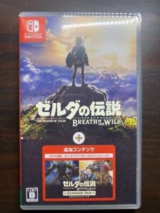 The Legend of Zelda Breath of the Wild + Expansion Pass Nintendo Switch Used JPN