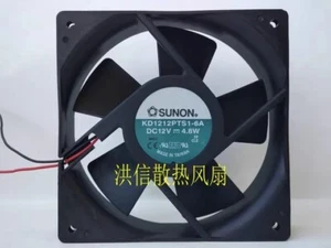 SUNON KD1212PTS1-6A 12025 DC12V 4.8W 12CM 2-Wire Silent Cooling Fan - Picture 1 of 3