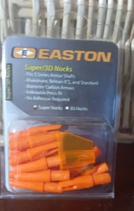Easton #689886 Super Nocks Orange-1 Pack As Shown-Brand New-SHIPS N 24 HOURS - Picture 1 of 3