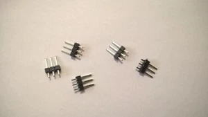 ZMM433 Lot of 100 pcs TSW-103-07-T-S Male Header 3-Pin Tin 2.54mm Vertical T/H - Picture 1 of 2