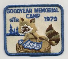 Goodyear Memorial Camp GTR 1979 Vintage Boy Scout Patch C43