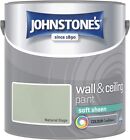 Johnstone's Wall and Ceiling Soft Sheen Emulsion Paint - Natural Sage 2.5L