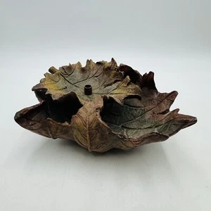 Leaves Fountain Replacement Basin Leaf 2 Pieces Rustic Craft - Picture 1 of 7