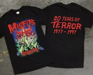 Misfits Resurrection Tour Black Short Sleeve Cotton T-shirt Unisex - Picture 1 of 2
