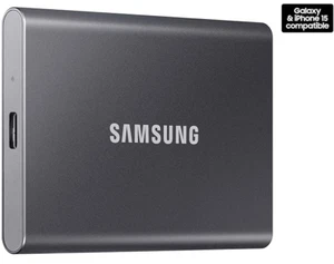 Samsung T7 Portable SSD, 2TB externe Solid State Drive, Geschwindigkeiten bis zu 1.050 MB - Bild 1 von 3