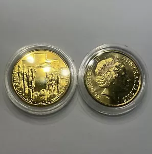 2015 One Dollar $1 Coin - ANZAC Centenary C Mintmark - Uncirculated Ex Ram Card - Picture 1 of 7