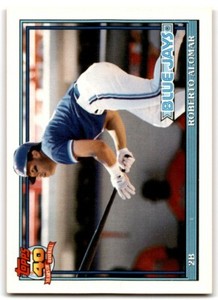 1991 TOPPS TRADED ROBERTO ALOMAR TORONTO BLUE JAYS #2T