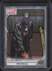 Red Skull #173 [Rainbow] 2023 Upper deck Marvel Platinum - Picture 1 of 2