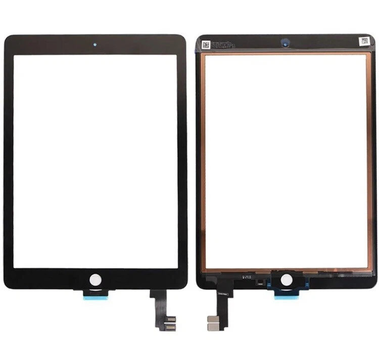 VETRO+TOUCH SCREEN NERO APPLE IPAD AIR 2 (6) 9,7" per DISPLAY A1566 A1567 - Immagine 1 di 1