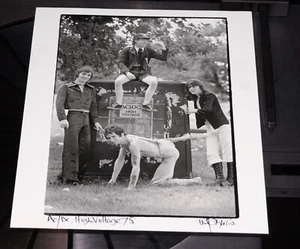 ACDC - High Voltage - 1974 Photographer Printed, Titled & Signed Philip Morris - Bild 1 von 2