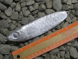 24 oz pesca aringa cucchiaio merluzzo pesce roccia halibut jigs esche senza ami non placcato - Foto 1 di 1