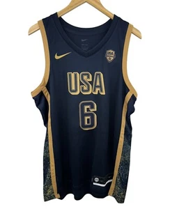 Lebron James Team USA 50th Anniversary 2024 Olympics Nike Swingman Jersey L 48 - Picture 1 of 11