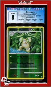 Mysterious Treasures 24 Exeggutor Reverse Holo CGC 8 - Subgrades - Picture 1 of 2