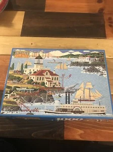 RoseArt Hometown Collection 1000 Piece Puzzle By Heronim “Point Bonita” - Picture 1 of 5