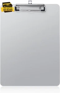 Metal Clipboard, 20% Sturdier Aluminum Contractor Clipboard with Low Profile Cli - Picture 1 of 8