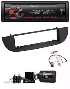 Pioneer DAB 1DIN MP3 Lenkrad USB Autoradio für Fiat 500 ab 2007 schwarz - Bild 1 von 8