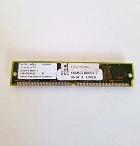 Fisher-Rosemount DC9430X1-F1 / 14B2669X012 DRAM 4 MB Memory Chip (Lot of 2 pcs) - Picture 1 of 5
