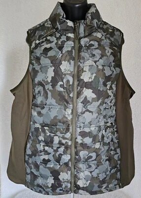 Avia Womens Puffer Vest Jacket Coat Size XXL 20 2XL 2X Large Camouflage NEW - Image 1 of 4