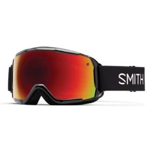 Smith Junior Series Grom Snow Goggles Black/ChromaPop Everyday Red Mirror