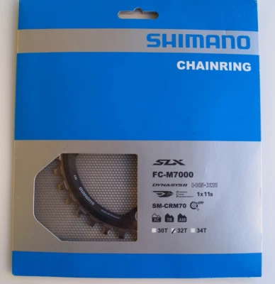 NEW Shimano SLX M7000 SM-CRM70 Chainring 32T 1x 11-speed Foto 1 de 3