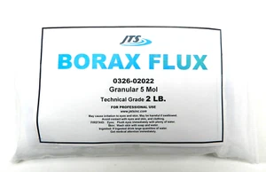 Borax Flux Casting Jewelry Melting Gold & Silver Melt & Glaze Crucibles 2 Pounds - Picture 1 of 4
