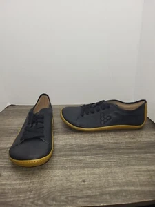 VivoBarefoot Addis L Sneakers in pelle nere da uomo taglia EU40 US7 - Foto 1 di 7