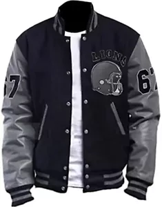 Venom Tom Hardy Eddie Brock Detroit Lion Movie Cosplay Bomber Leather Jacket - Picture 1 of 3