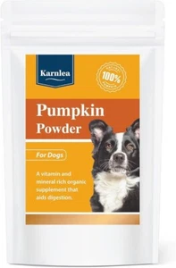 KARNLEA Pumpkin Powder for Dogs - 100% Pumpkin Flesh, NO Fillers | Natural Fibre