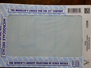 Microscale Decal #90231 Ornate Railroad Letters and Numbers - White - 1:87 Scale - Picture 1 of 1