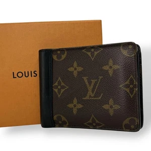 Portafoglio multiplo Louis Vuitton Monogram Macassar M69408 con scatola 250904 - Foto 1 di 16