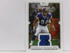 Camiseta Topps 2008 al por menor juego #BA Brendon Ayanbadejo - casi nueva-como nueva - Imagen 1 de 2