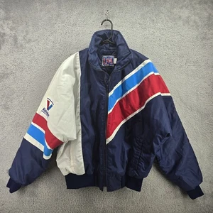 Valvoline Racing Bomberjacke Herren Large Vintage Rot Weiß Blau Made in USA - Bild 1 von 15