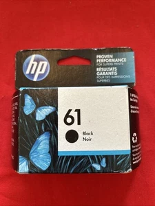 Cartucho de tinta original HP 61 negro caducado marzo 2018 sellado nuevo en caja - Imagen 1 de 6