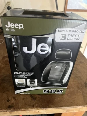 Cubierta de asiento de cuero sintético con licencia Jeep Cherokee Renegade Liberty Patriots Compas Foto 1 de 4